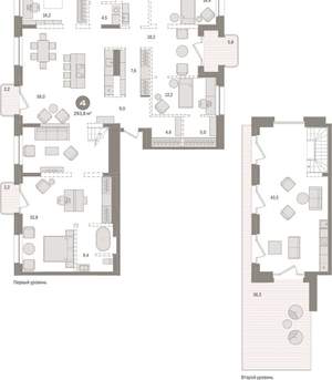 4-к квартира, вторичка, 294м2, 8/11 этаж