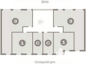 3-к квартира, вторичка, 87м2, 5/6 этаж
