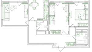 3-к квартира, вторичка, 75м2, 20/28 этаж