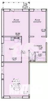 3-к квартира, вторичка, 87м2, 9/10 этаж