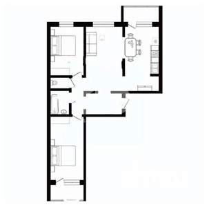 3-к квартира, вторичка, 81м2, 14/17 этаж