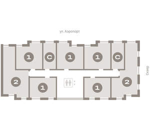 2-к квартира, вторичка, 63м2, 5/15 этаж