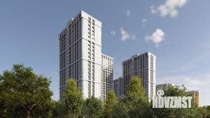 2-к квартира, строящийся дом, 41м2, 17/25 этаж