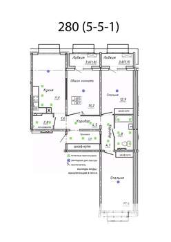 Студия квартира, вторичка, 90м2, 5/15 этаж