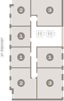 2-к квартира, вторичка, 60м2, 14/15 этаж