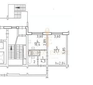 1-к квартира, вторичка, 40м2, 1/16 этаж