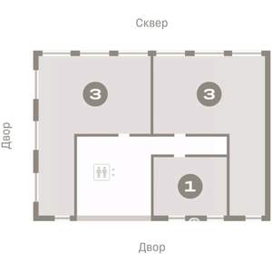 3-к квартира, вторичка, 87м2, 4/7 этаж