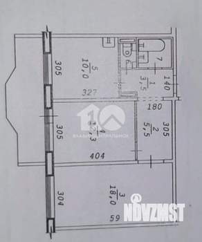 2-к квартира, вторичка, 54м2, 11/17 этаж