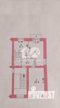 2-к квартира, вторичка, 55м2, 4/4 этаж