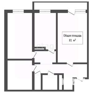 3-к квартира, вторичка, 81м2, 3/17 этаж