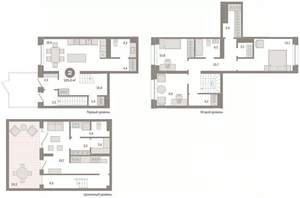 2-к квартира, сданный дом, 165м2, 2/9 этаж