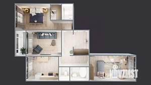 3-к квартира, вторичка, 88м2, 6/17 этаж