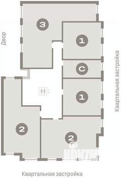 2-к квартира, вторичка, 72м2, 4/7 этаж