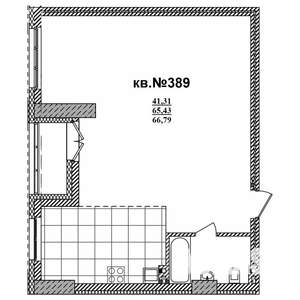 2-к квартира, вторичка, 67м2, 3/19 этаж