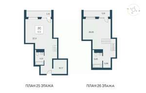 3-к квартира, вторичка, 99м2, 25/26 этаж