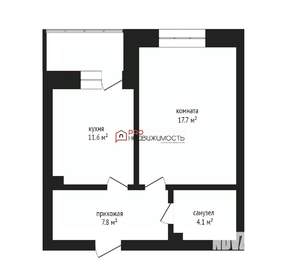 1-к квартира, вторичка, 41м2, 6/10 этаж