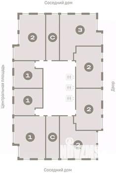 2-к квартира, вторичка, 60м2, 14/23 этаж