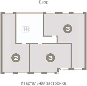 3-к квартира, вторичка, 82м2, 6/7 этаж