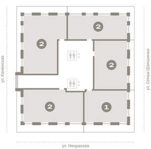 1-к квартира, вторичка, 74м2, 16/17 этаж