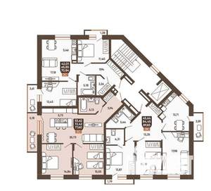 3-к квартира, вторичка, 90м2, 7/19 этаж