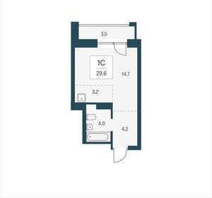 Студия квартира, вторичка, 30м2, 2/23 этаж