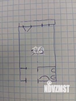 Студия квартира, вторичка, 32м2, 1/4 этаж