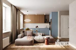 1-к квартира, вторичка, 59м2, 10/16 этаж