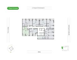 2-к квартира, вторичка, 41м2, 4/11 этаж