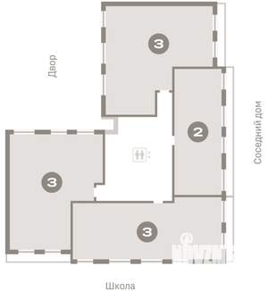 3-к квартира, вторичка, 98м2, 8/9 этаж