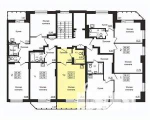 Студия квартира, строящийся дом, 36м2, 9/10 этаж