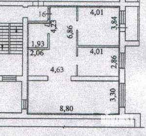 3-к квартира, вторичка, 85м2, 2/3 этаж