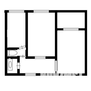 2-к квартира, вторичка, 46м2, 9/9 этаж