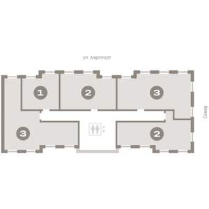 2-к квартира, вторичка, 71м2, 9/9 этаж