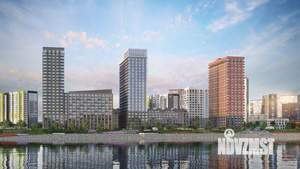 2-к квартира, строящийся дом, 54м2, 6/9 этаж