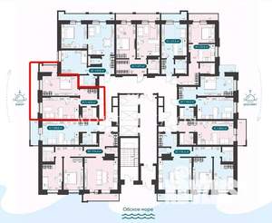 1-к квартира, вторичка, 48м2, 13/26 этаж