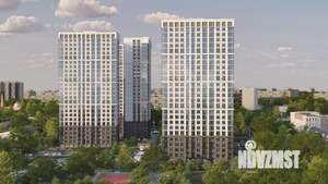 2-к квартира, строящийся дом, 43м2, 25/25 этаж