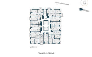 Студия квартира, вторичка, 28м2, 19/30 этаж