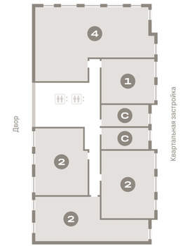 4-к квартира, вторичка, 148м2, 7/15 этаж