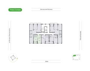1-к квартира, вторичка, 34м2, 2/9 этаж
