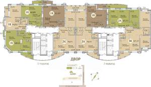 2-к квартира, сданный дом, 78м2, 23/23 этаж