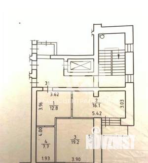 1-к квартира, вторичка, 56м2, 2/9 этаж