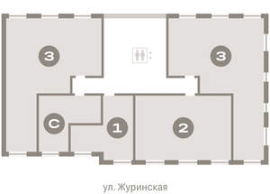 Студия квартира, вторичка, 32м2, 7/24 этаж