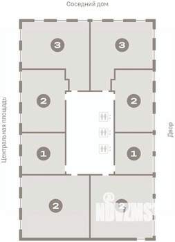 3-к квартира, вторичка, 88м2, 6/23 этаж