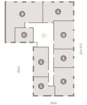 3-к квартира, вторичка, 120м2, 8/17 этаж
