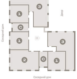 3-к квартира, вторичка, 84м2, 5/23 этаж