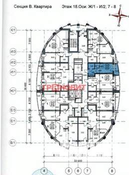 Студия квартира, вторичка, 31м2, 18/25 этаж