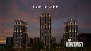 2-к квартира, строящийся дом, 57м2, 3/20 этаж