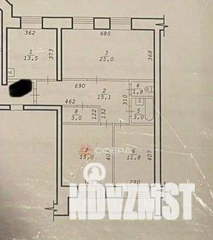 3-к квартира, вторичка, 88м2, 2/9 этаж