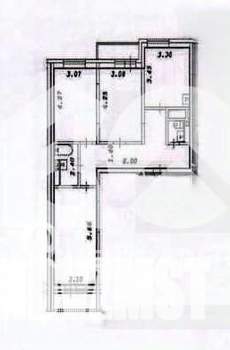3-к квартира, вторичка, 75м2, 3/14 этаж