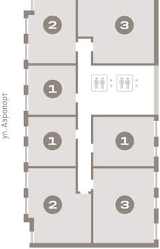 2-к квартира, вторичка, 60м2, 13/15 этаж